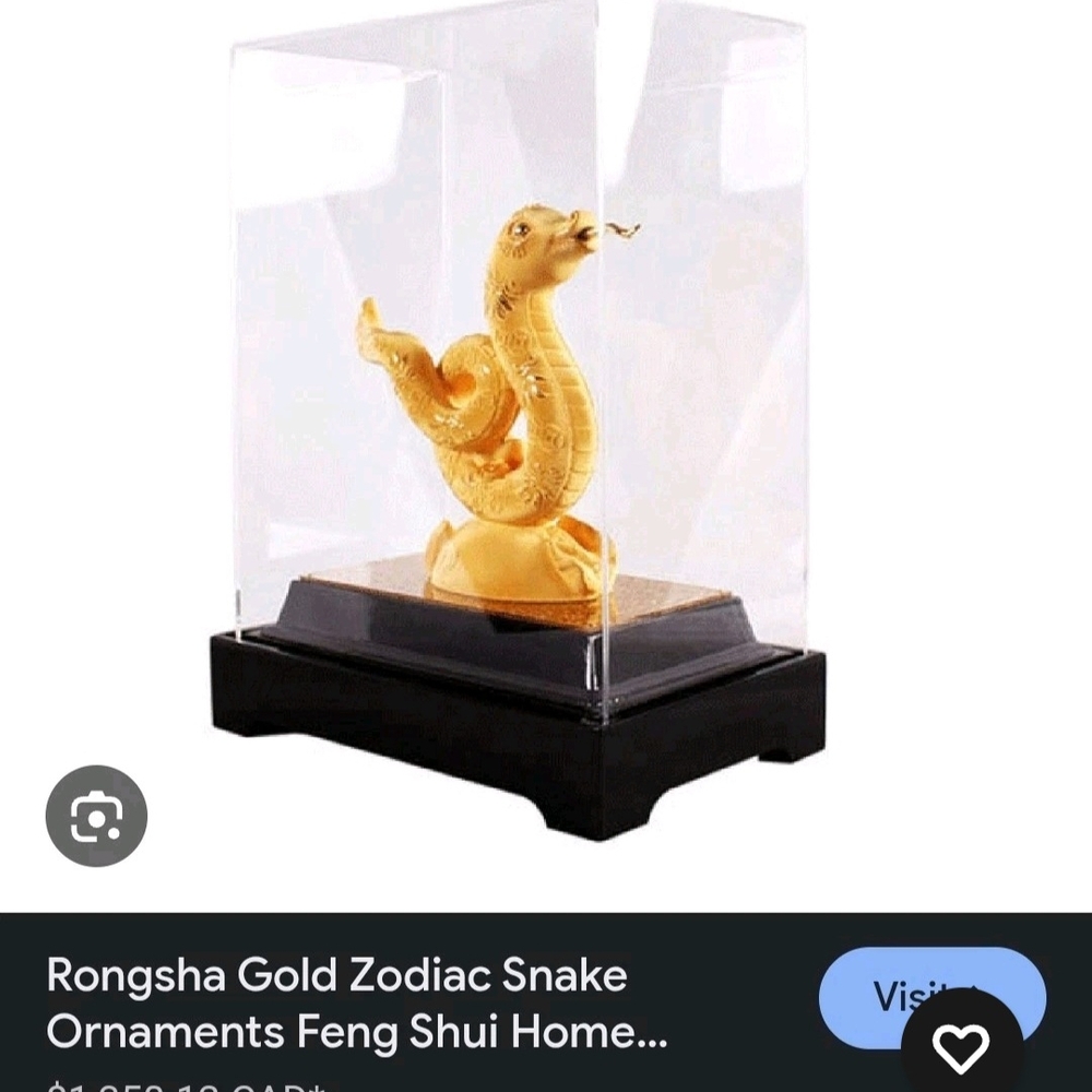 Rongsha Gold Zodiac Snake